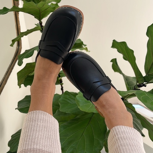 Anthropologie New Loafer Swedish Hasbeens slip in clog LOVE IT❤️ - Picture 9 of 13